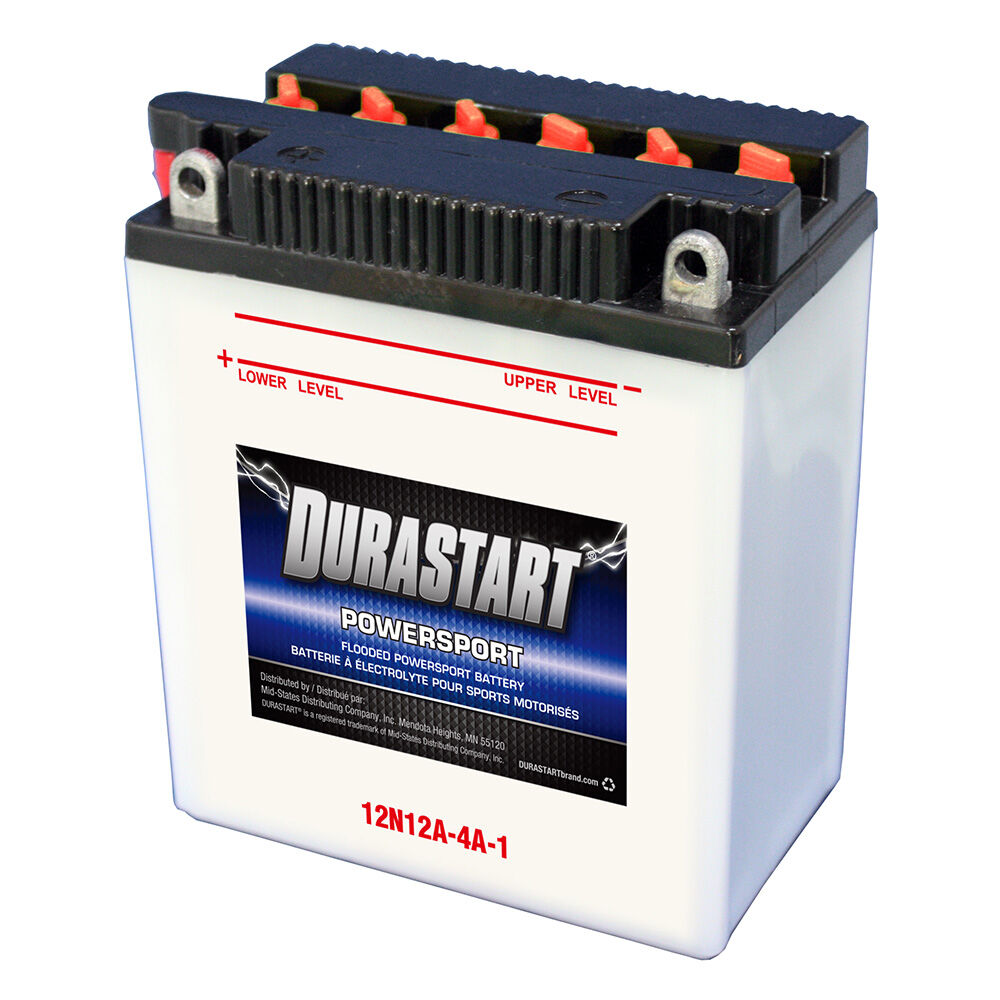 image of 12V Flooded Powersport Battery, 12N12A-4A-1