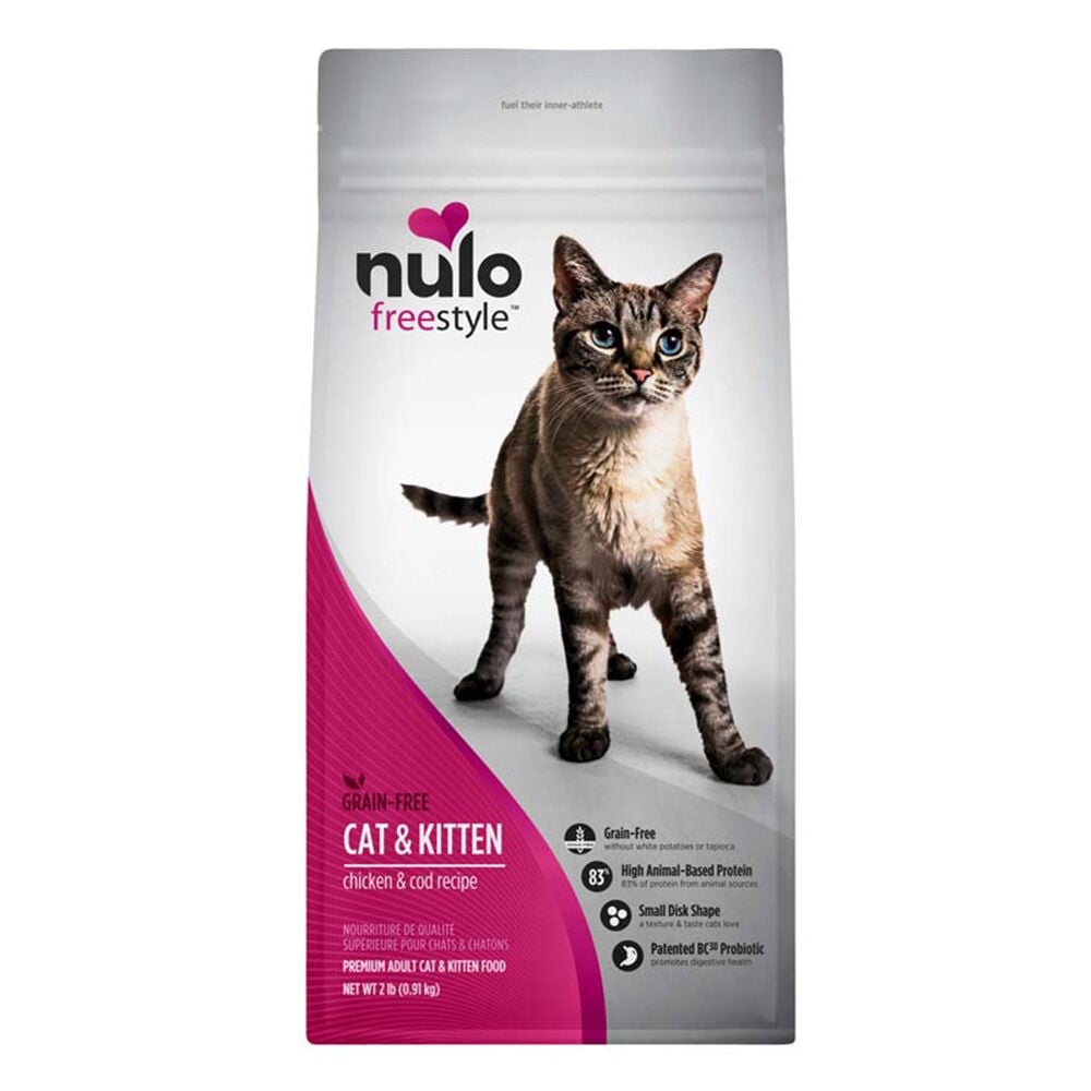 image of Dry Cat Food- FreeStyle, Grain-Free, Chicken and Cod, 2 lb