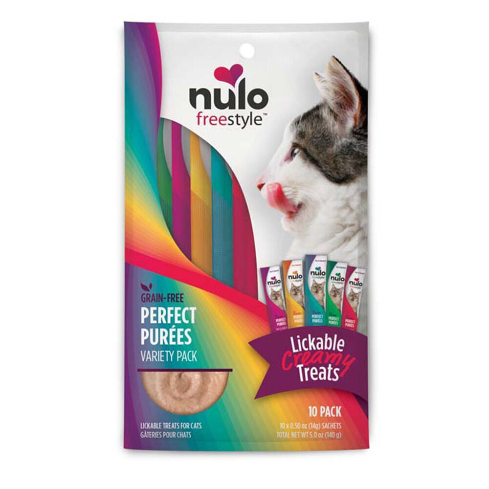 image of Cat Treats- FreeStyle Grain-Free, Puree Variety, 0.5 oz, 10 pk