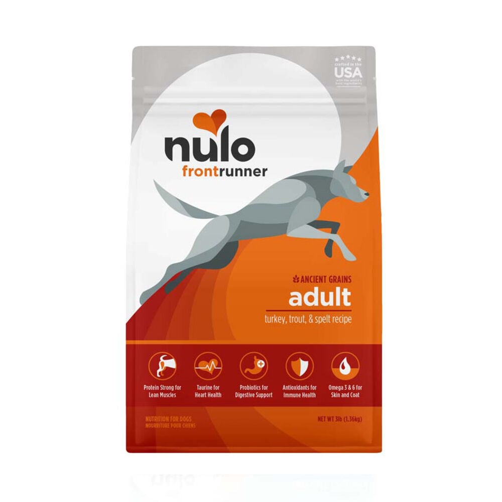 image of Frontrunner Dry Dog Food- Turkey, Trout, and Spelt, 3 lb