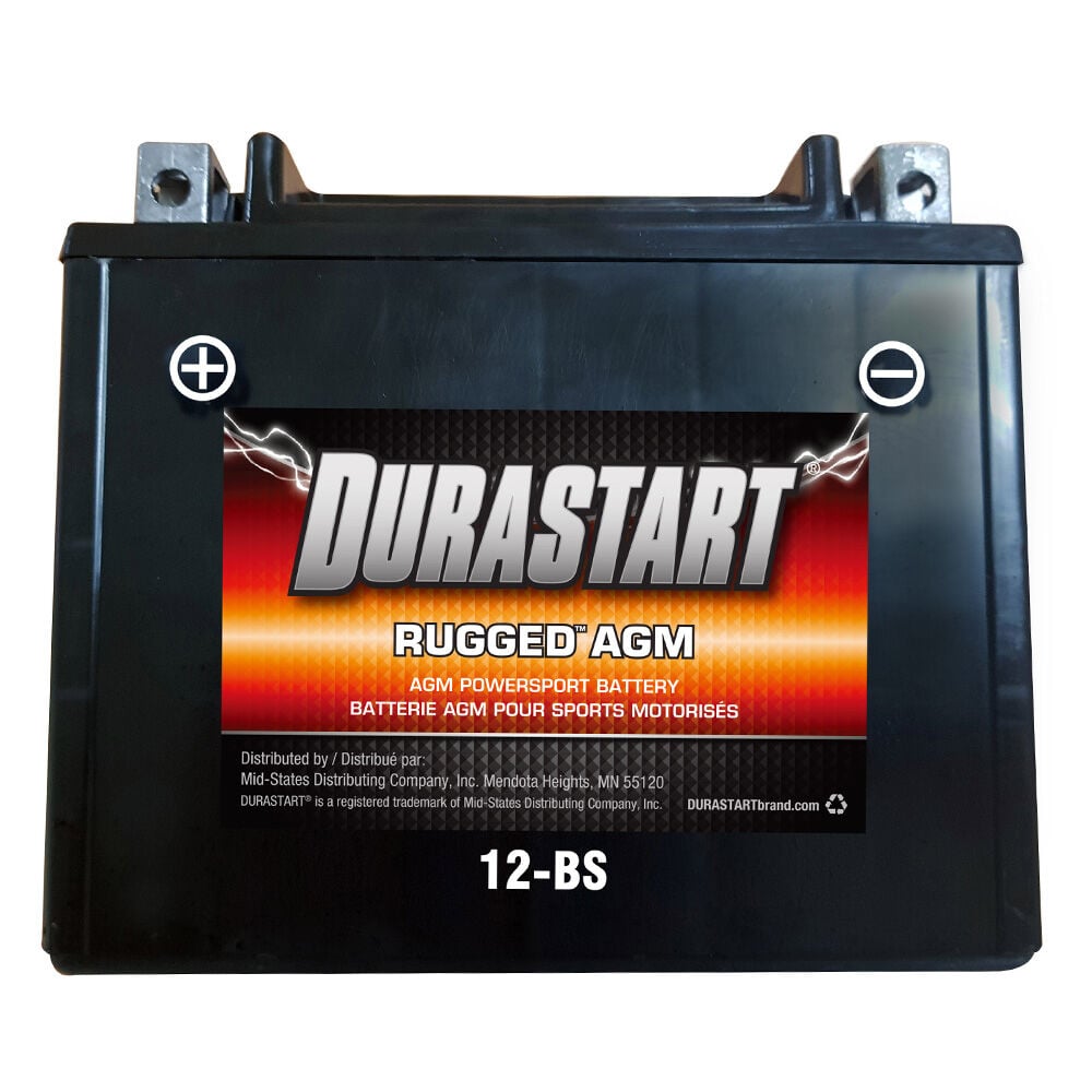 image of 12V Rugged AGM Powersport Battery, 12-BS