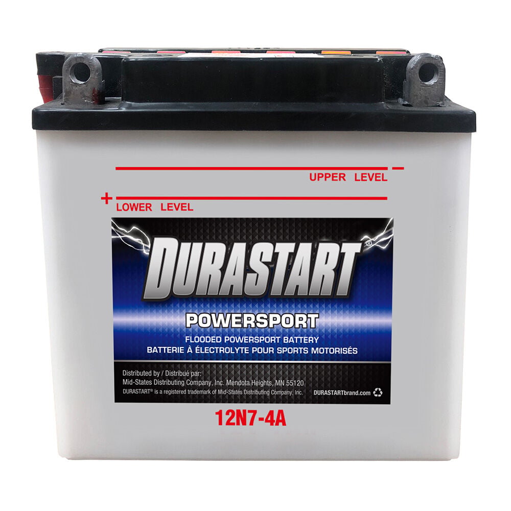 image of 12V Flooded Powersport Battery, 12N7-4A