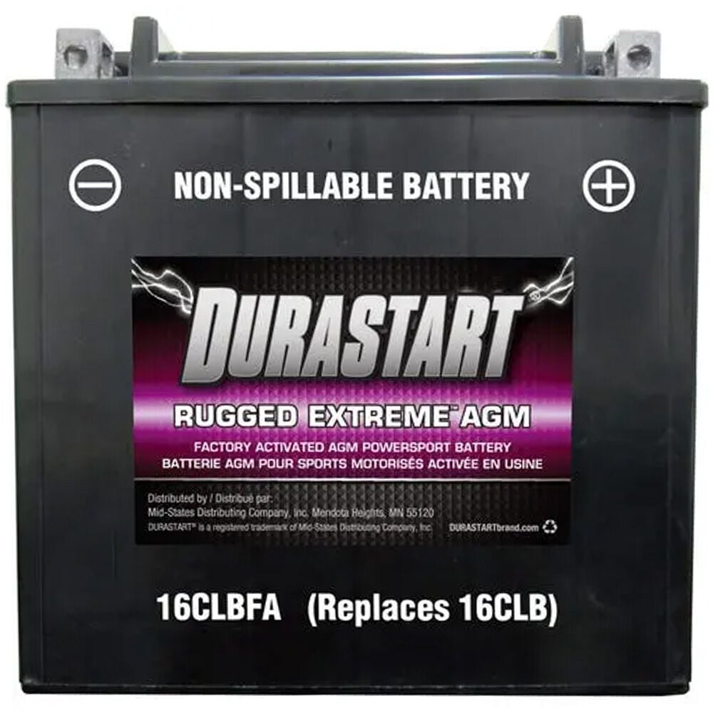 image of 12V Powersport Rugged UTV/Motorcycle Battery, 16CLBFA