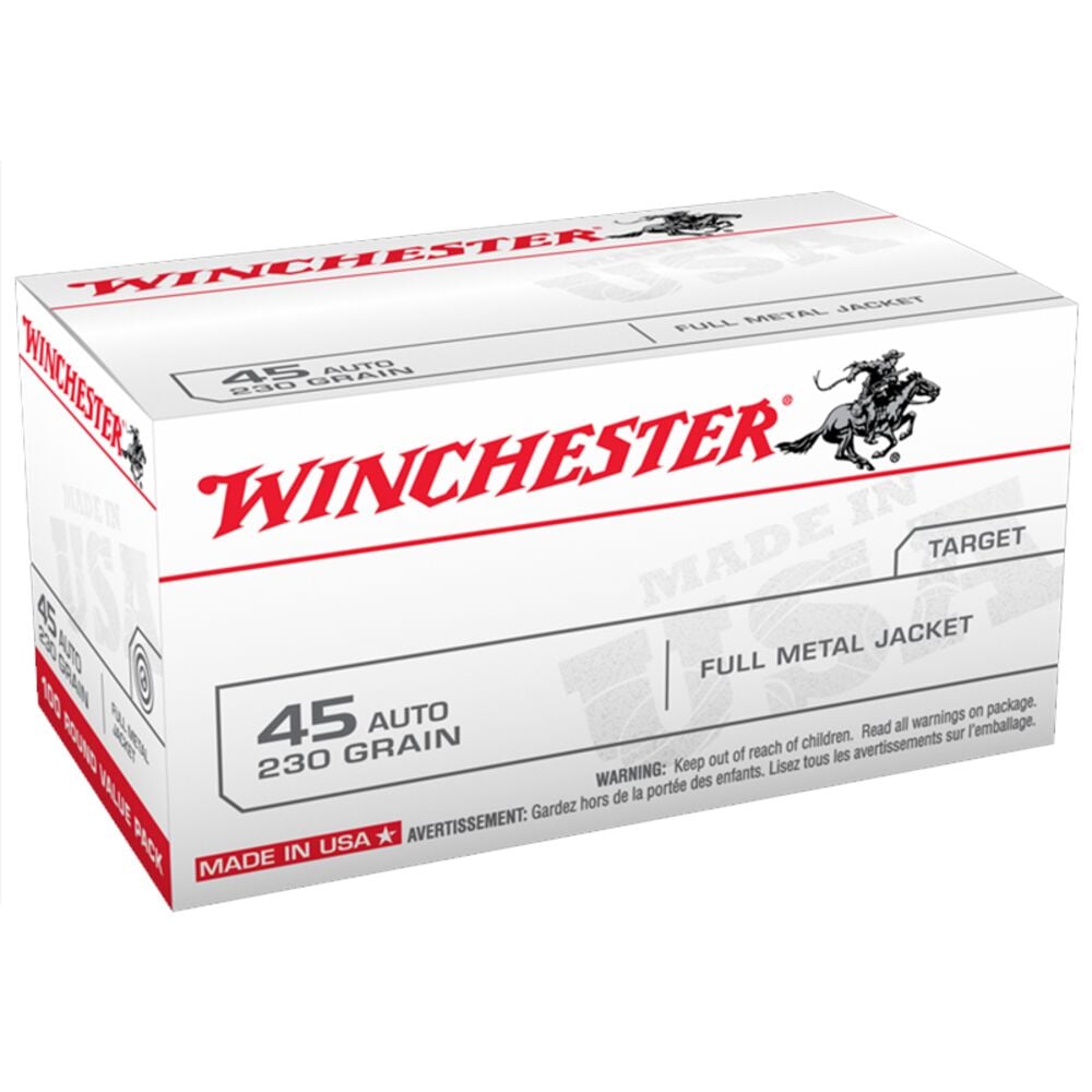 image of .45 AUTO 230 Grain Handgun Ammunition, 100 rounds