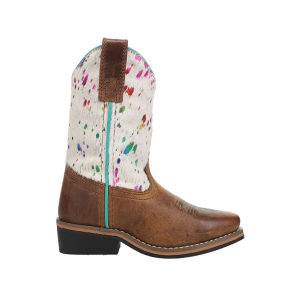 image of Kid's Rumi Leather Boot, White 