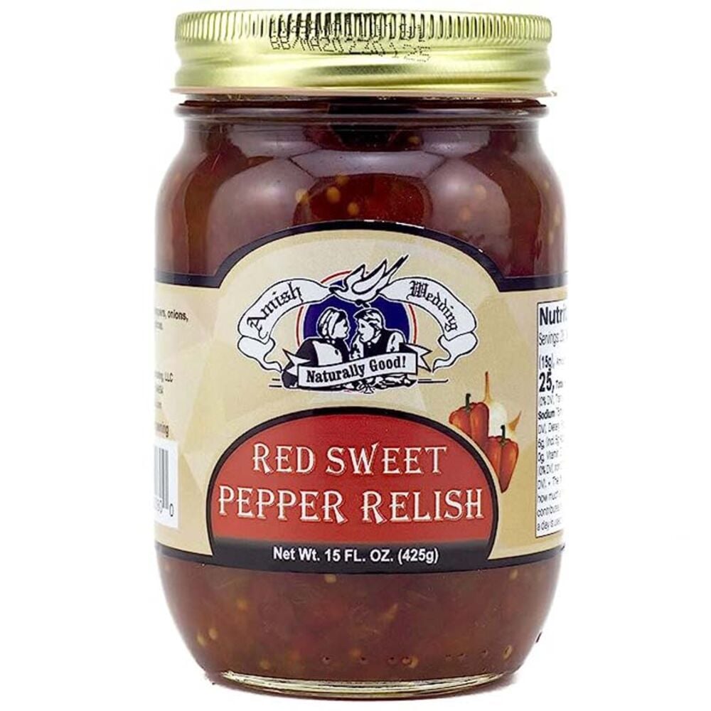 image of Red Sweet Pepper Relish, 15 oz