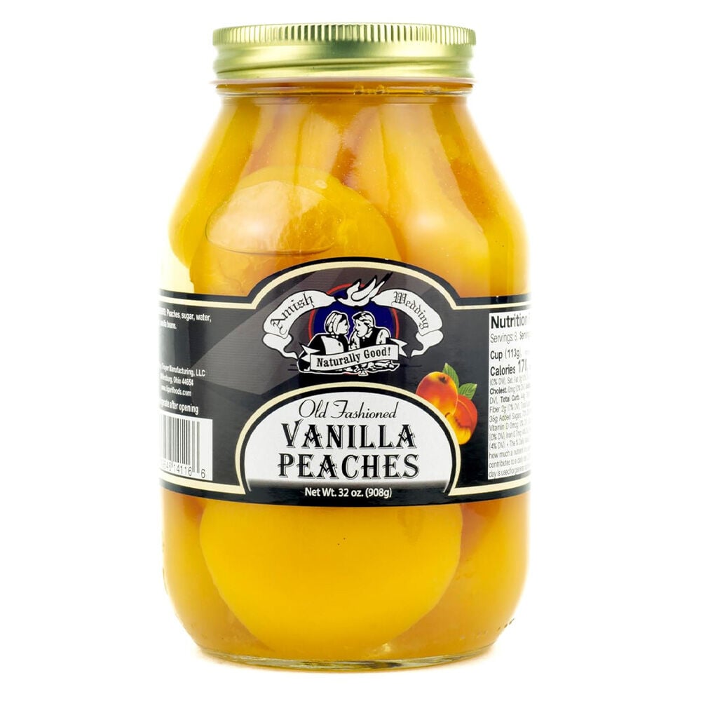 image of Vanilla Peach Halves, 32 oz