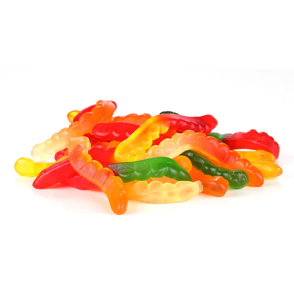 image of 16 oz Assorted Gummi Worms Candy