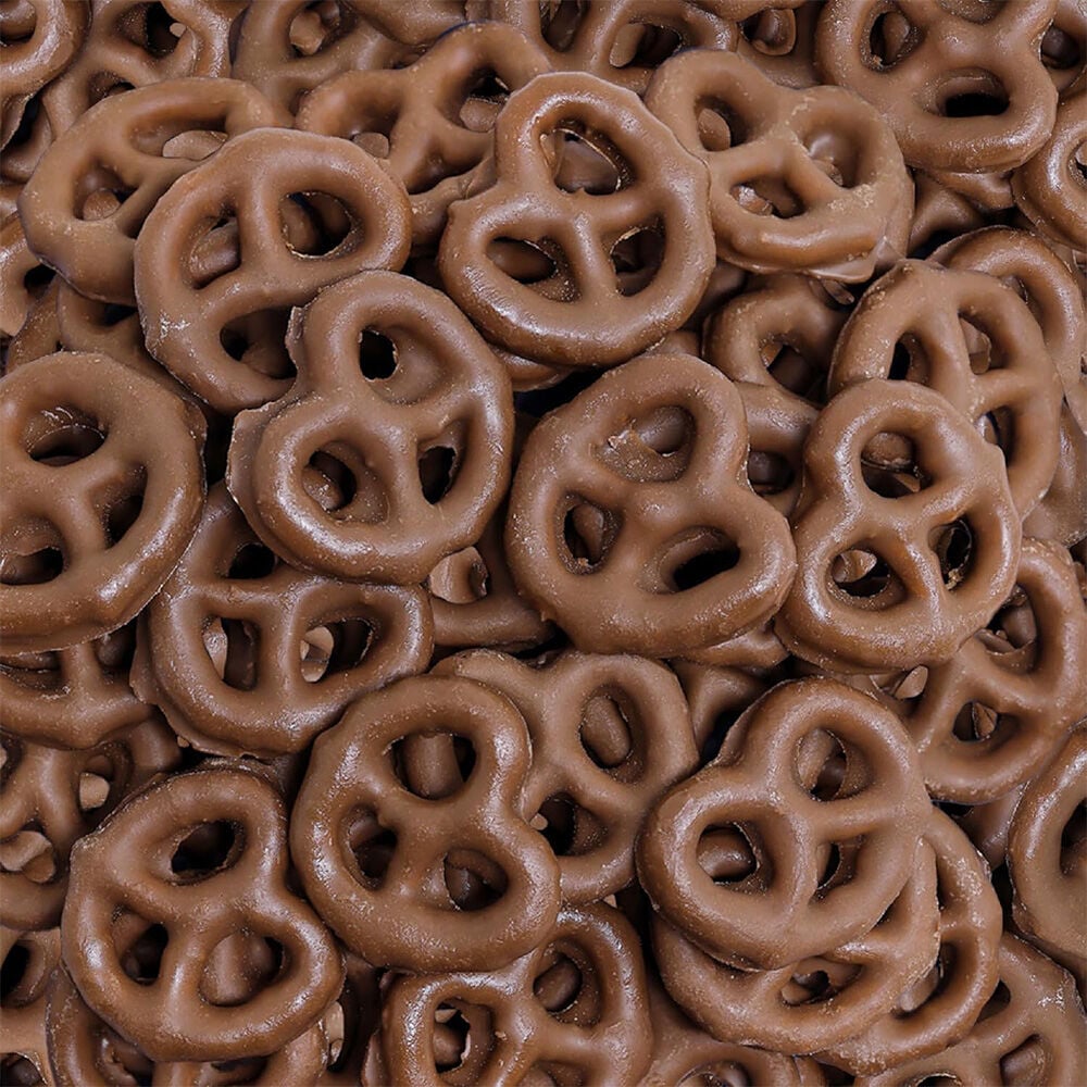 image of Mini Chocolate Covered Pretzels, 7 oz