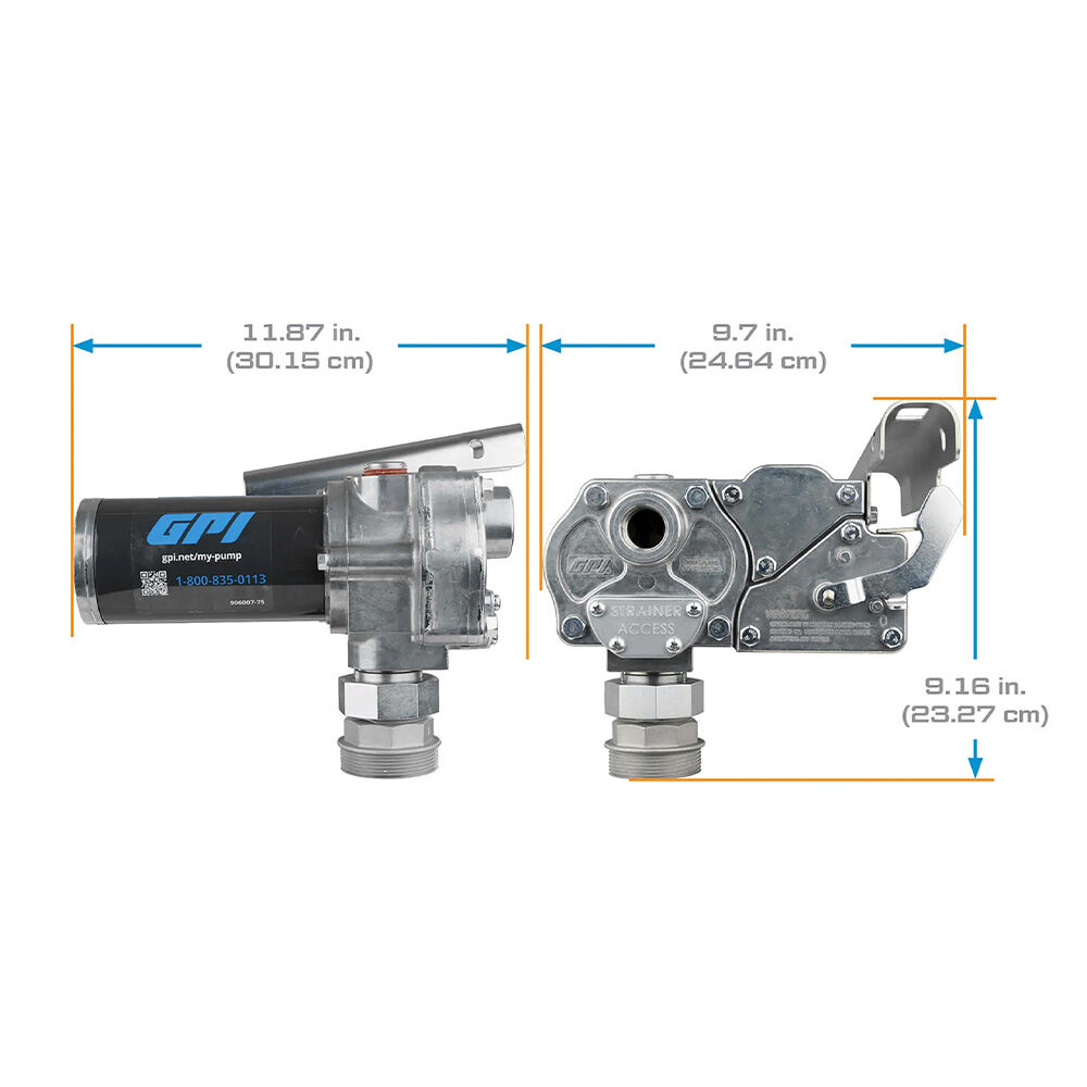 image of 12V Fuel Transfer Pump, Automatic Unleaded Nozzle