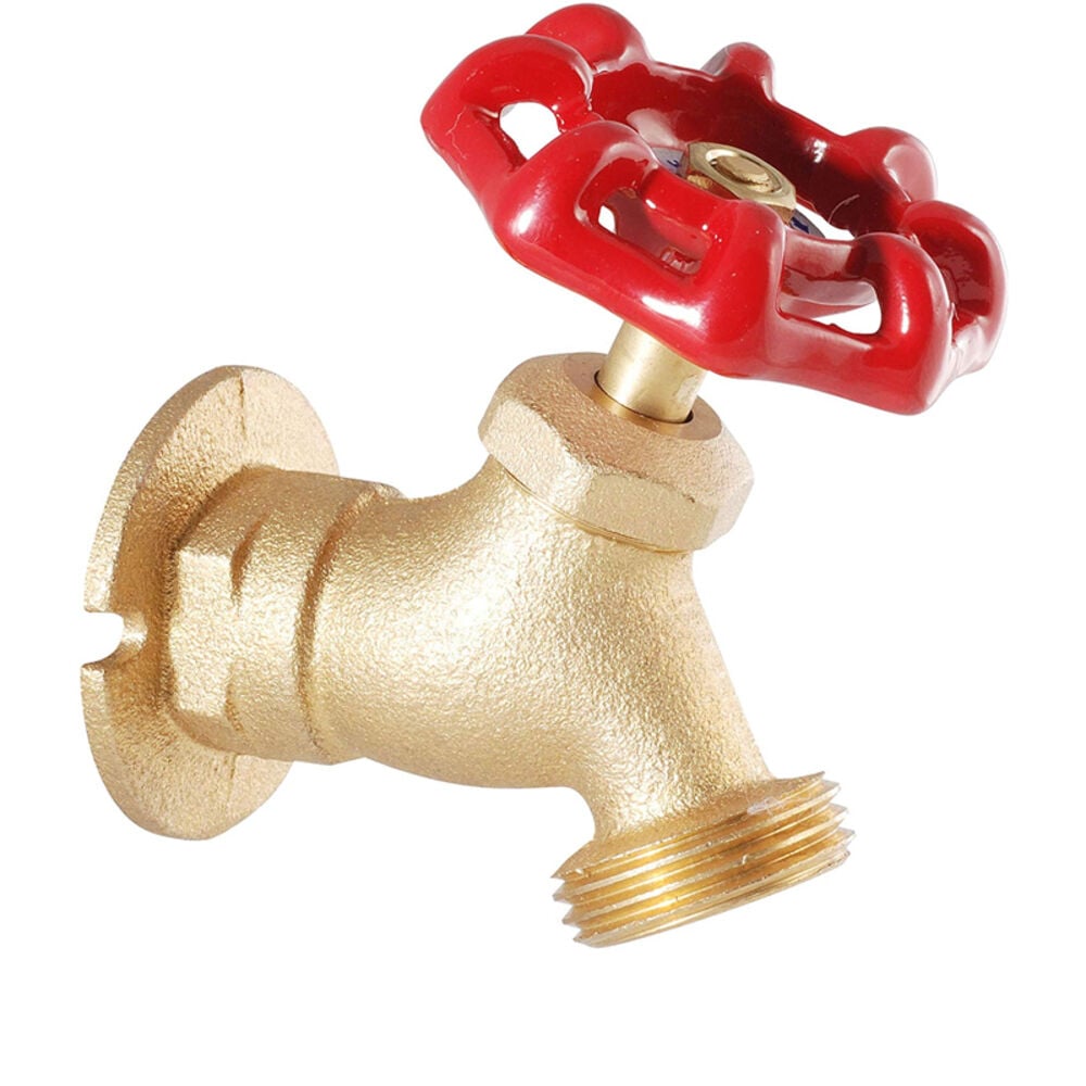 image of Brass Sillcock 1/2-Inch IPS 3/4-Inch, Brass