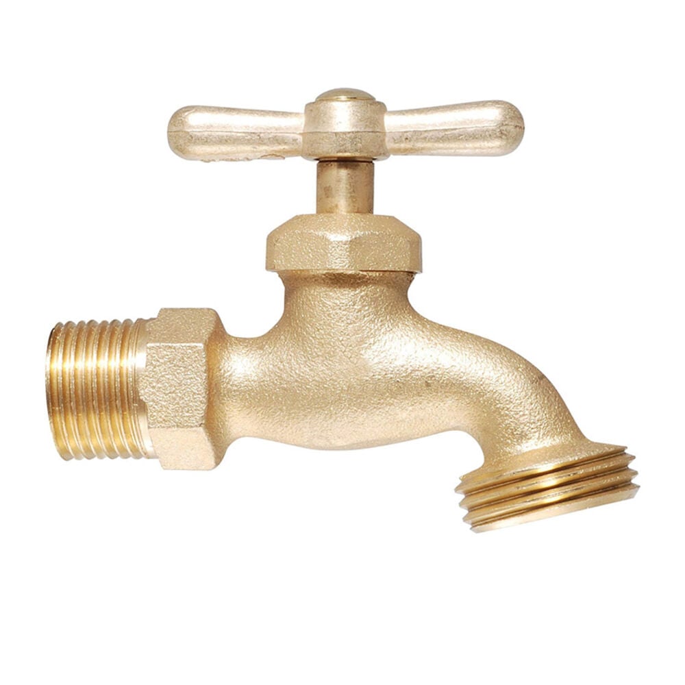 image of Thread Brass Hose Bibb, 1/2-Inch x 3/4