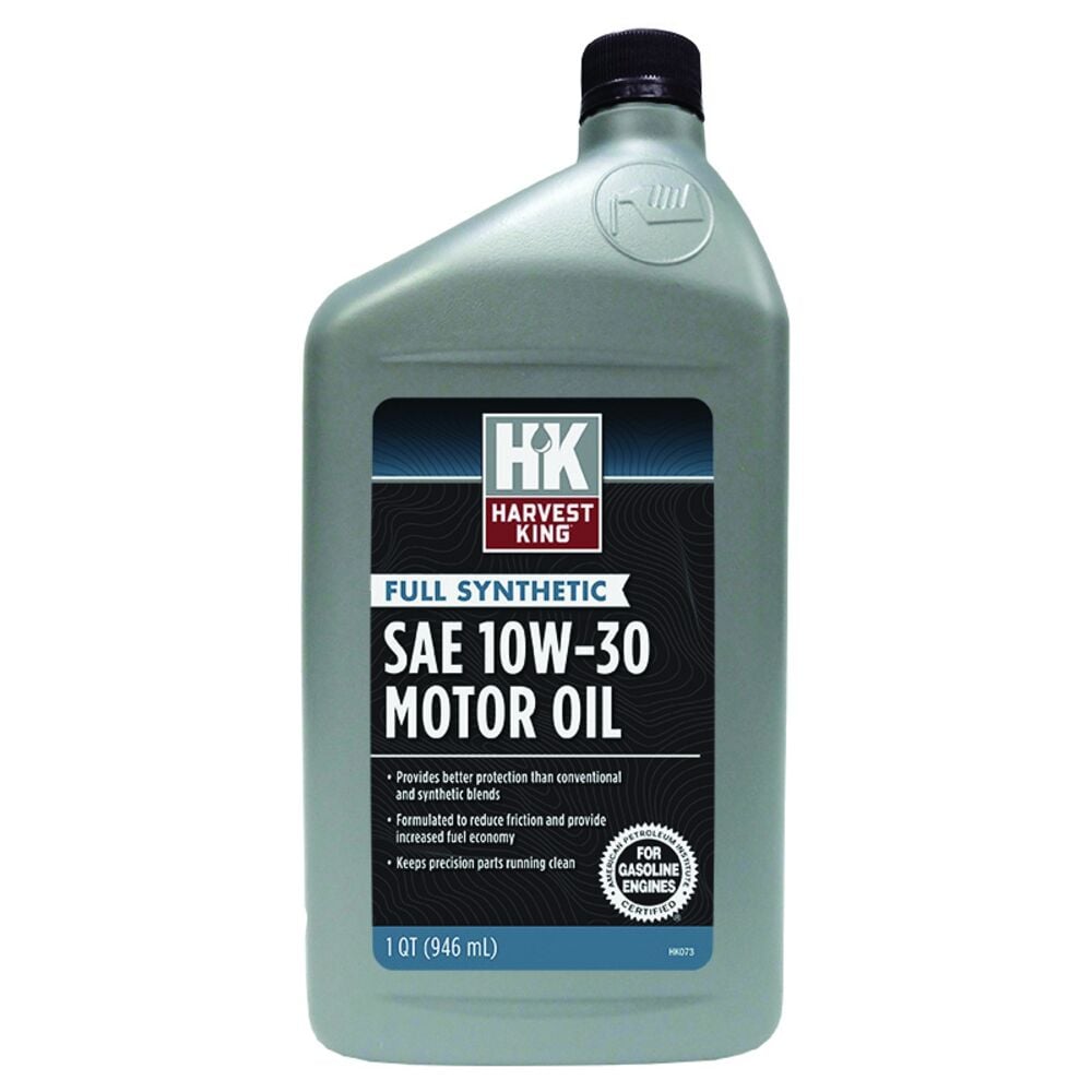 image of SAE 10W30 Full Synthetic Motor Oil, 1 qt
