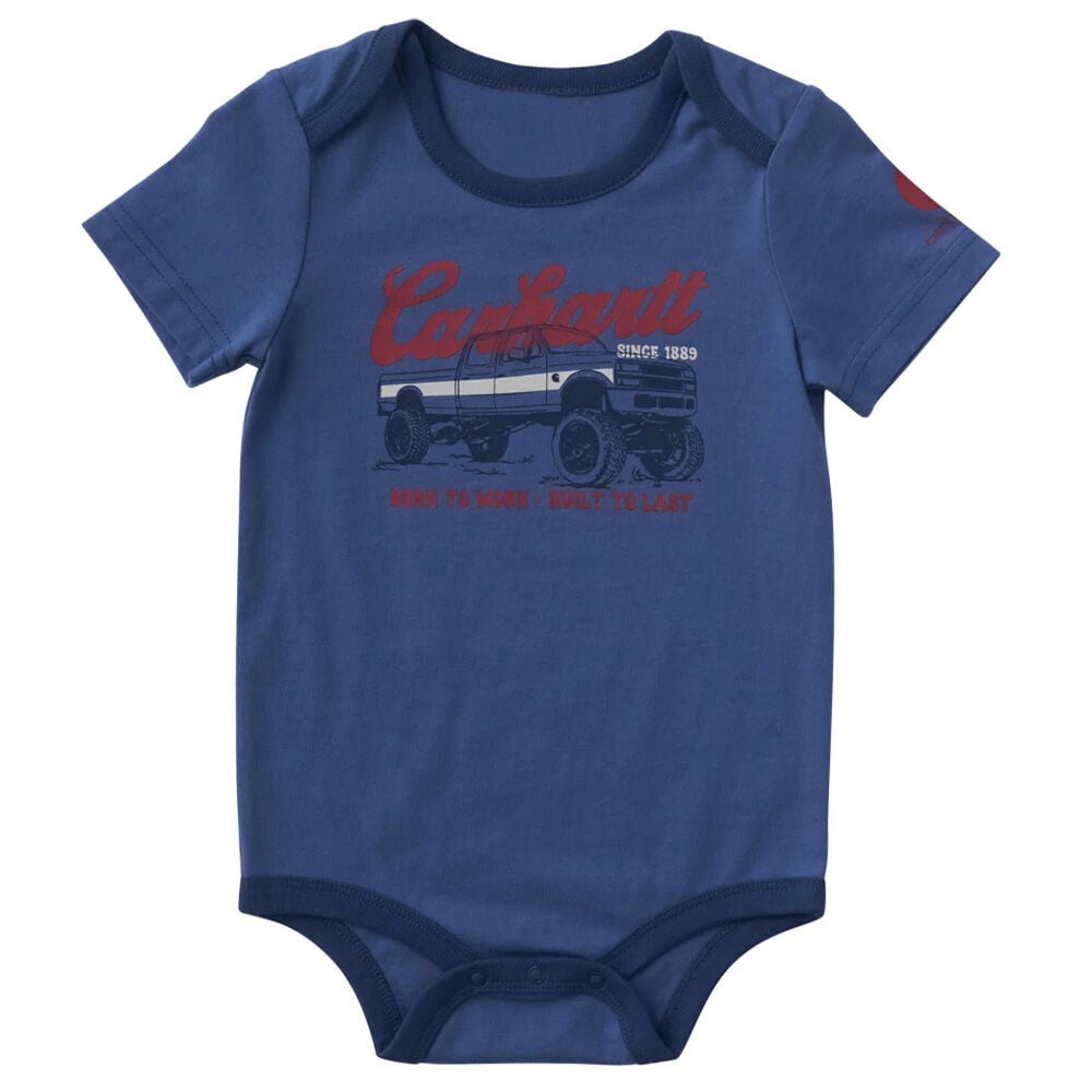 image of Infant's Truck Short Sleeve Bodysuit