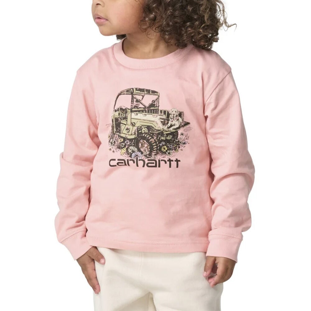 image of Toddler's Long Sleeve Side By Side T-Shirt