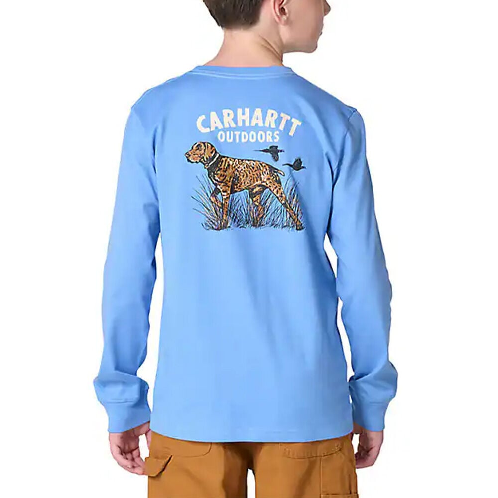 image of Boys' Long Sleeve Hunting Dog T-Shirt