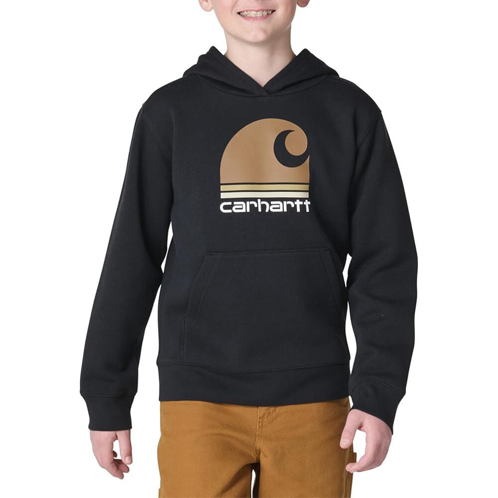 image of Boys' Long Sleeve Hooded Graphic Sweatshirt