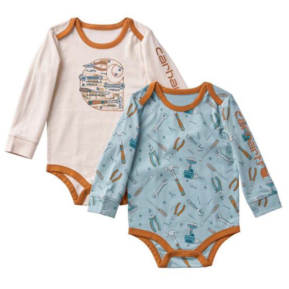 image of Infant Boys' Long Sleeve Tool Bodysuit Set