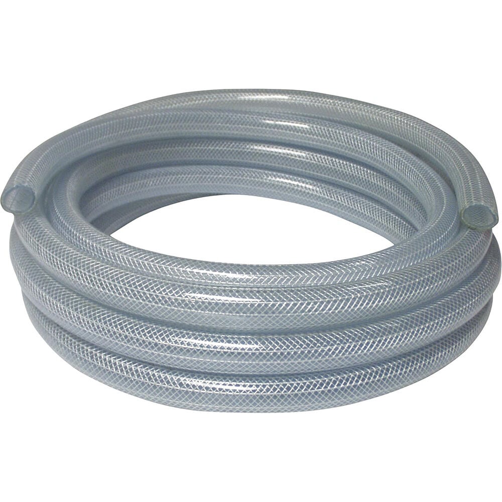 image of Universal Reinforced Clear Vinyl Hose, 3/4 in, Sold By The Foot