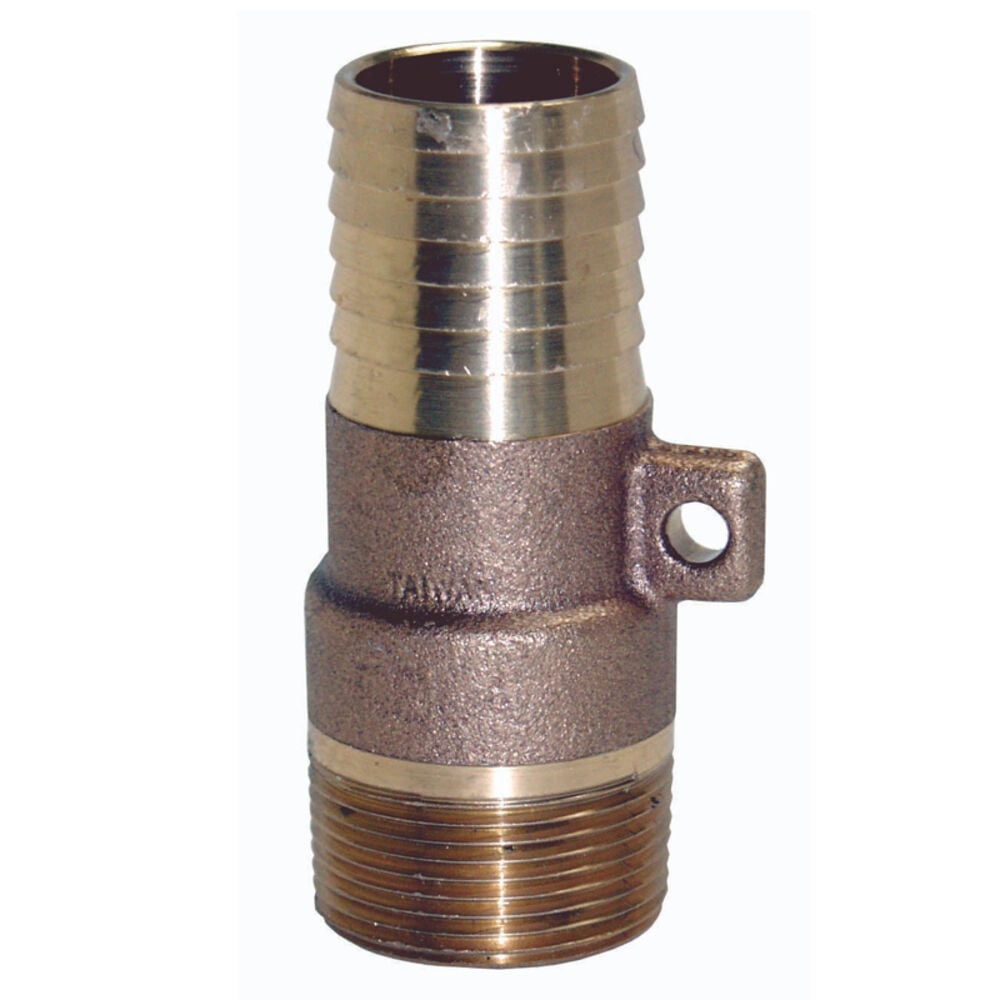 image of 1-1/4 Brass Male Adapter With Rope Loop No Lead