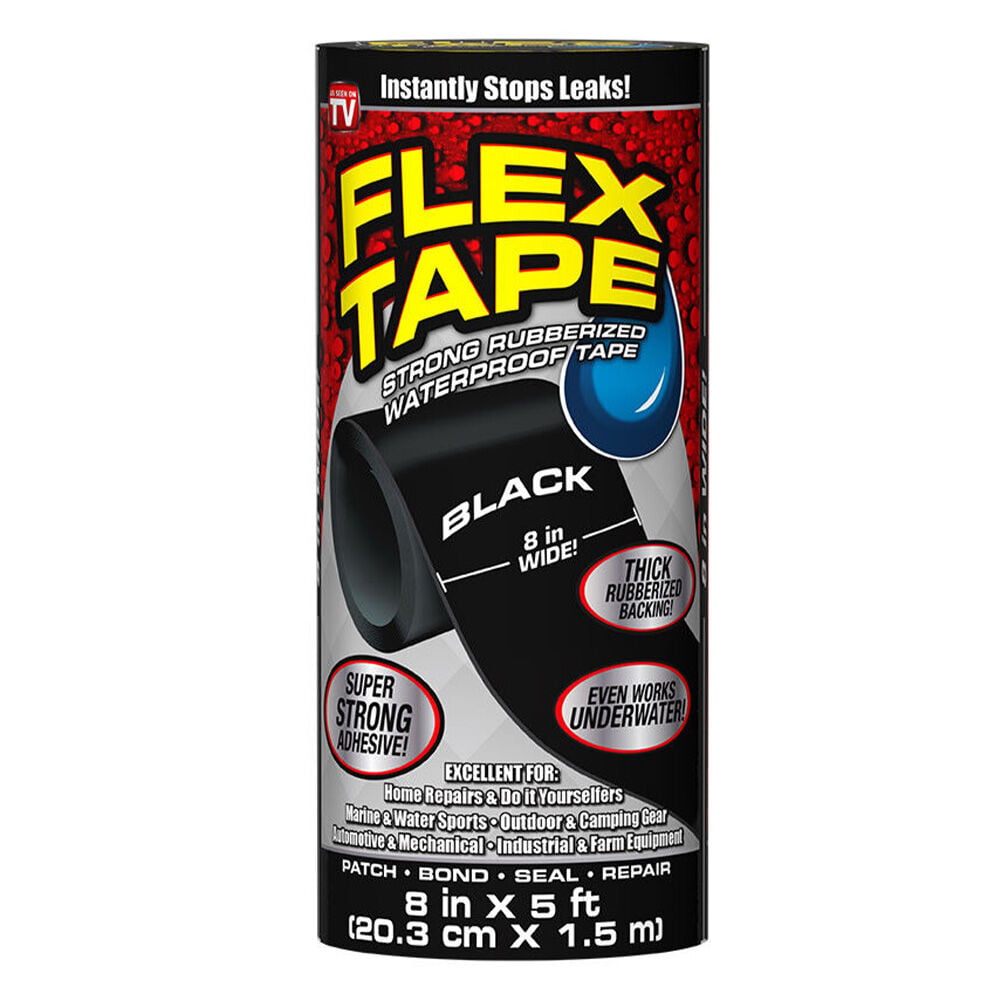 image of 8 in x 5 ft Strong Rubberized Waterproof Tape