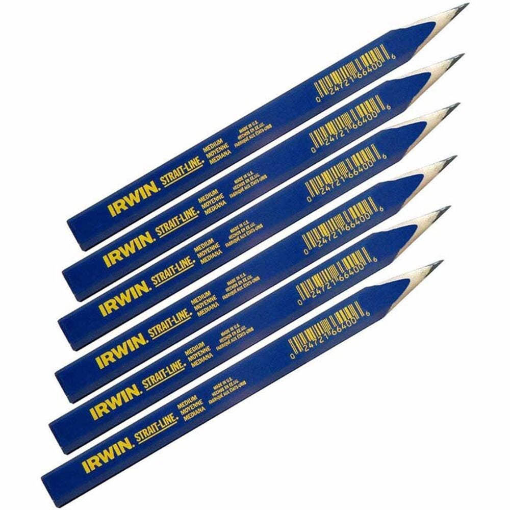 image of Strait-Line6-Piece Carpenter's Pencil Set