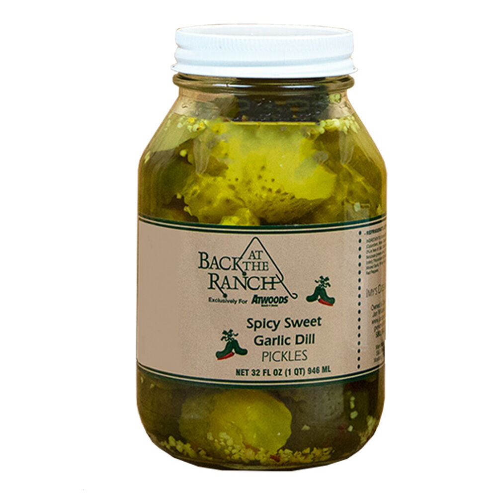 image of Spicy Sweet Garlic Dill Pickles, 1 qt.