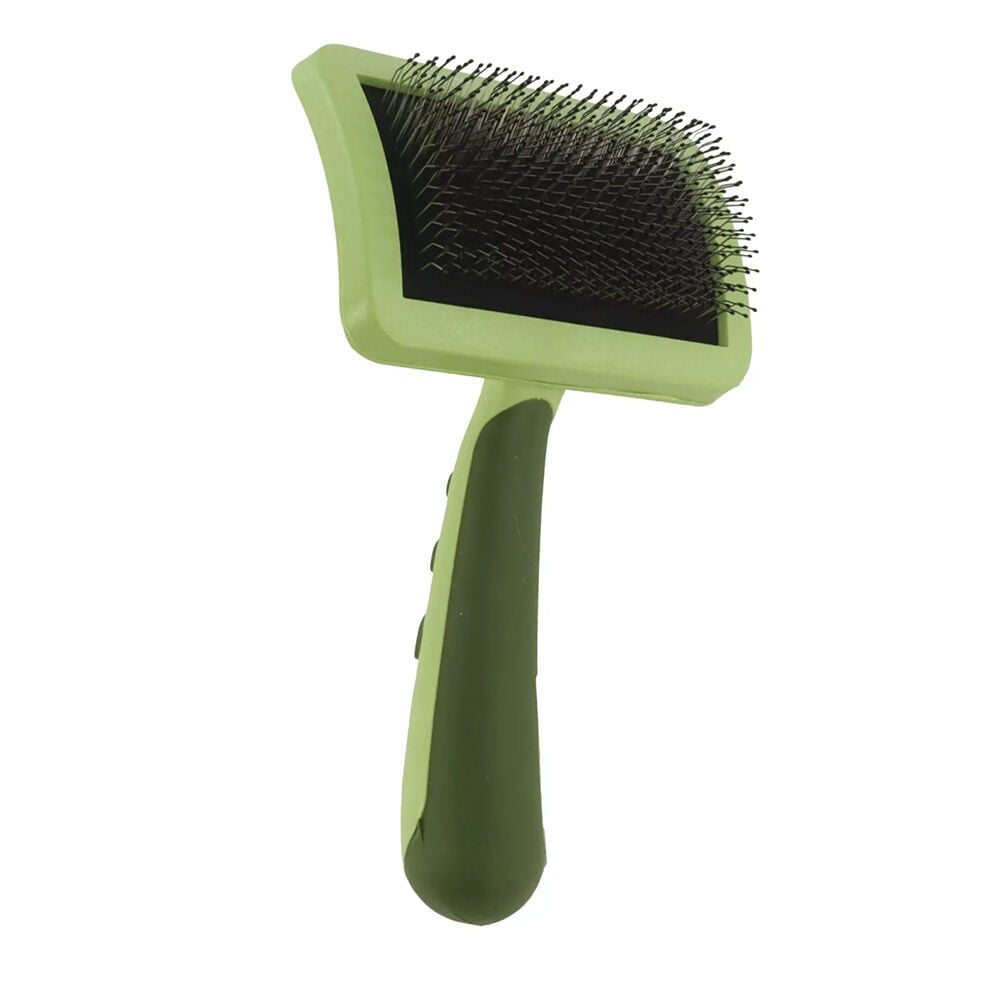 image of Curved Firm Slicker Dog Brush, Small