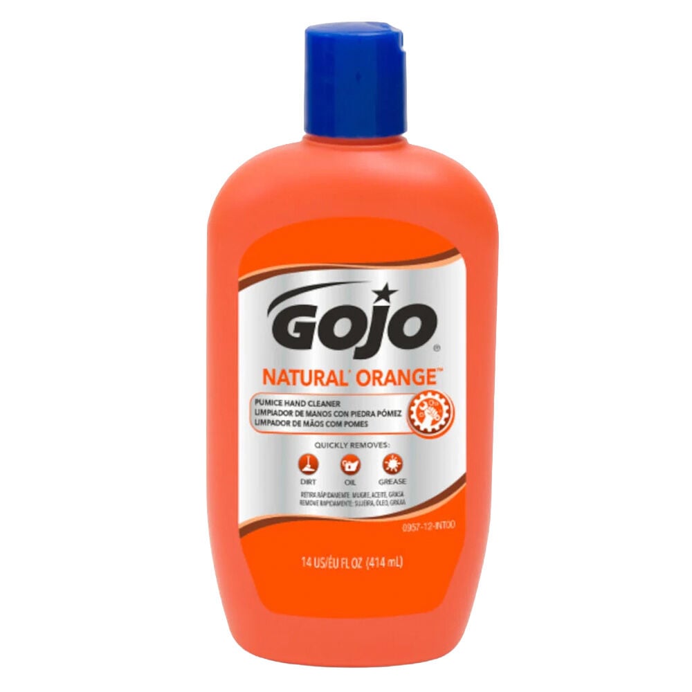 image of Natural Orange Pumice Hand Cleaner, 14 oz