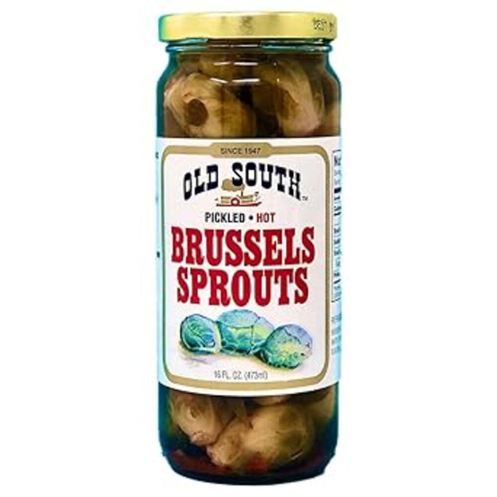 image of Pickled Brussels Sprouts, Hot, 16 oz