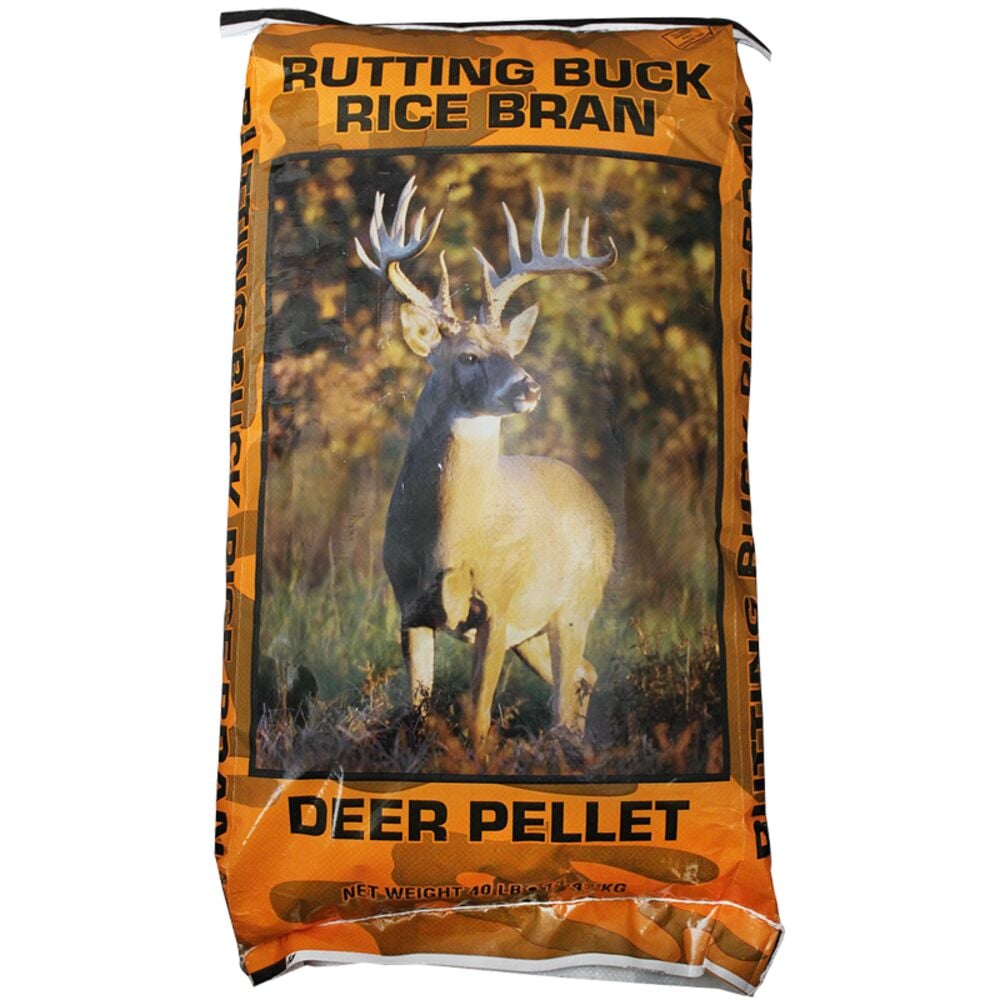 image of Rutting Buck Rice Bran Deer Pellet, 40 lbs