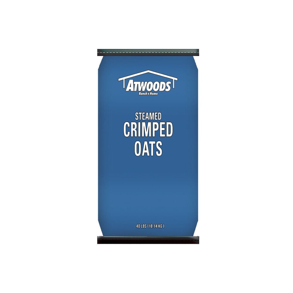 image of Steamed Crimped Oats, 40 lbs