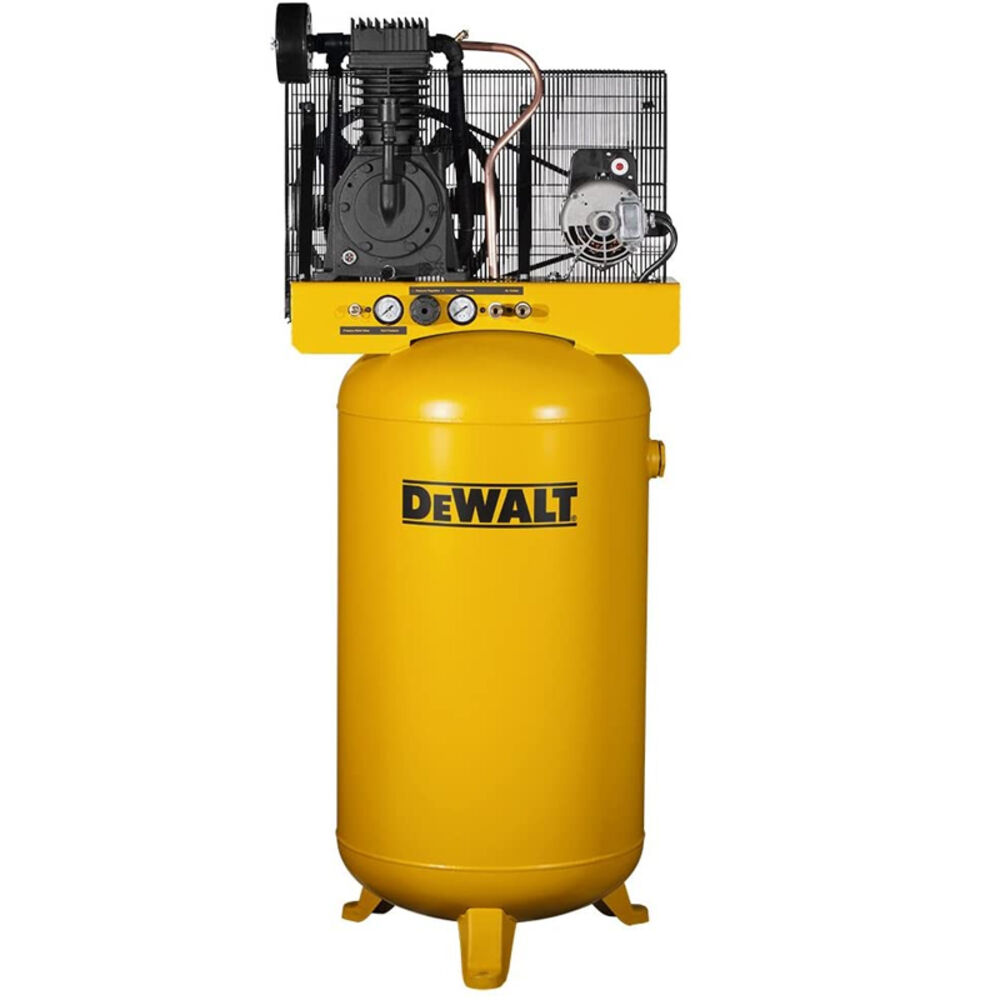 image of Two-Stage Cast Iron Industrial Air Compressor, 80 gal