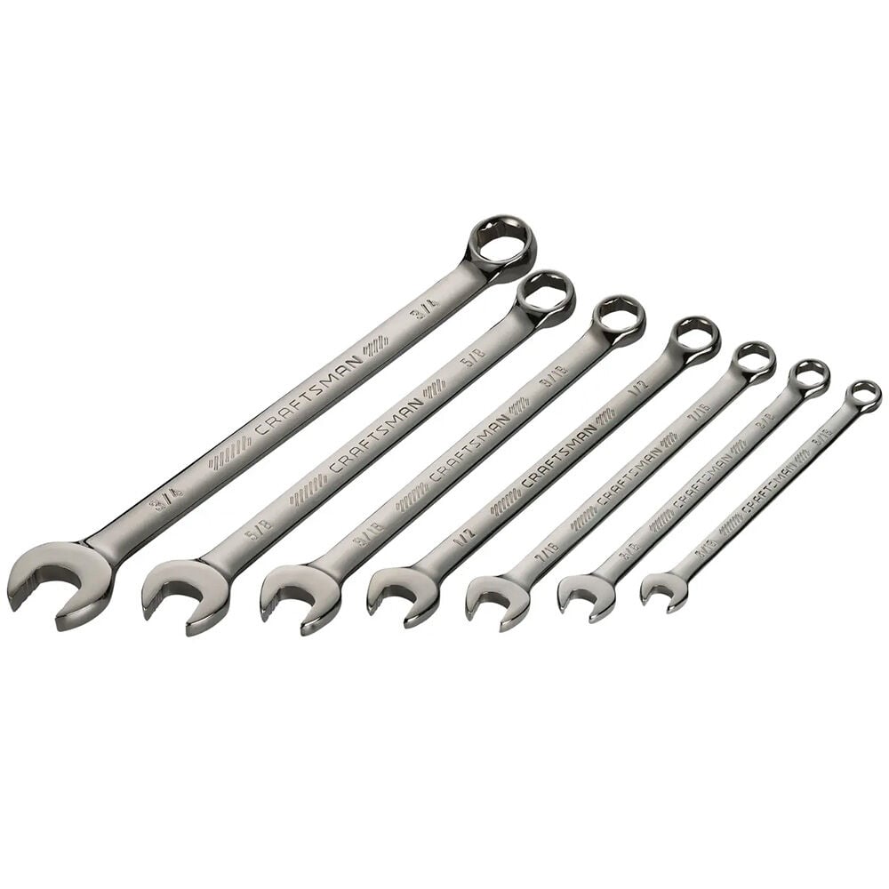 image of OVERDRIVE Standard Combination Wrench Set, 7 pc