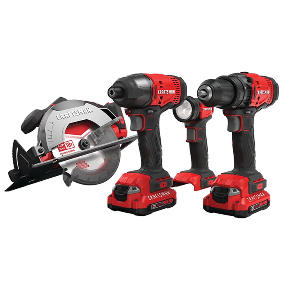 image of V20* Cordless 4-Tool Combo Kit (2 Batteries)