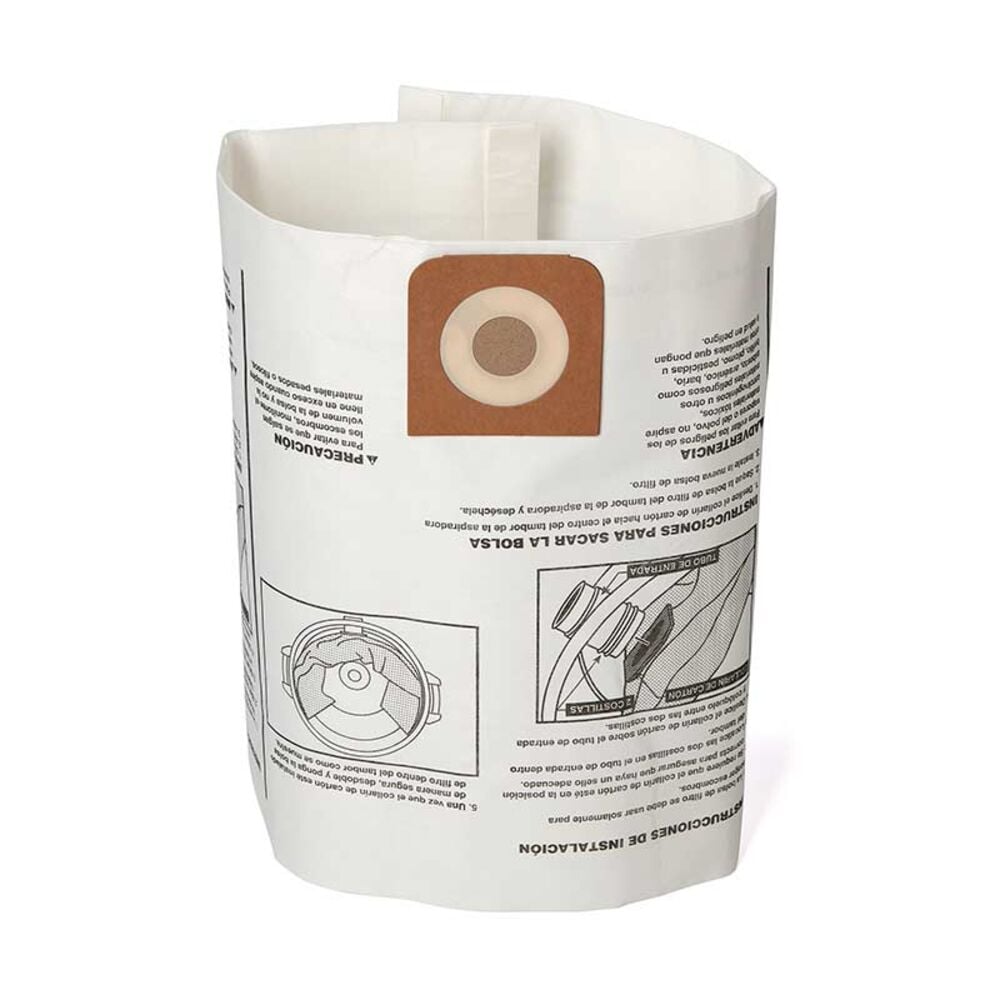 image of 16/20 Gallon Fine Dust Vacuum Bag, 2 pack