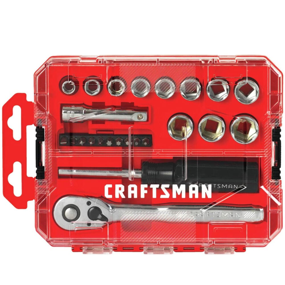 image of Socket Set, Nano Metric, 3/8-Inch Drive, 24-Piece