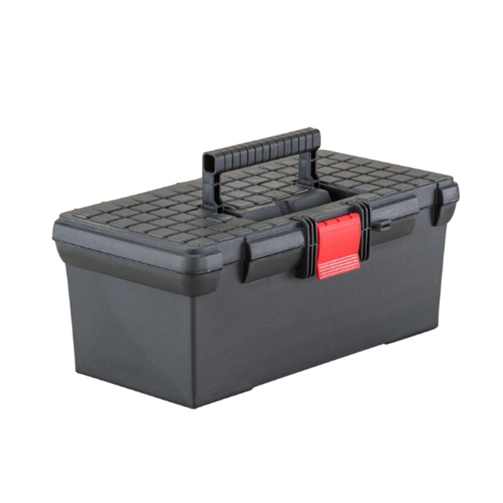 image of 16 in. Plastic Classic Tool Box 6.4 in. H Black