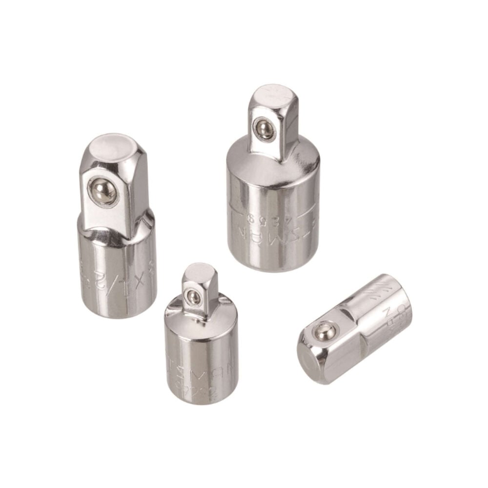 image of 1/4, 3/8 and 1/2 in. drive Socket Adapter Set 4 pc.