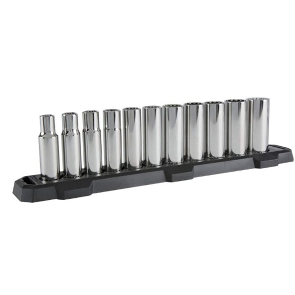 image of 1/2 in. drive SAE 12 Point Deep Socket Set 11 pc.
