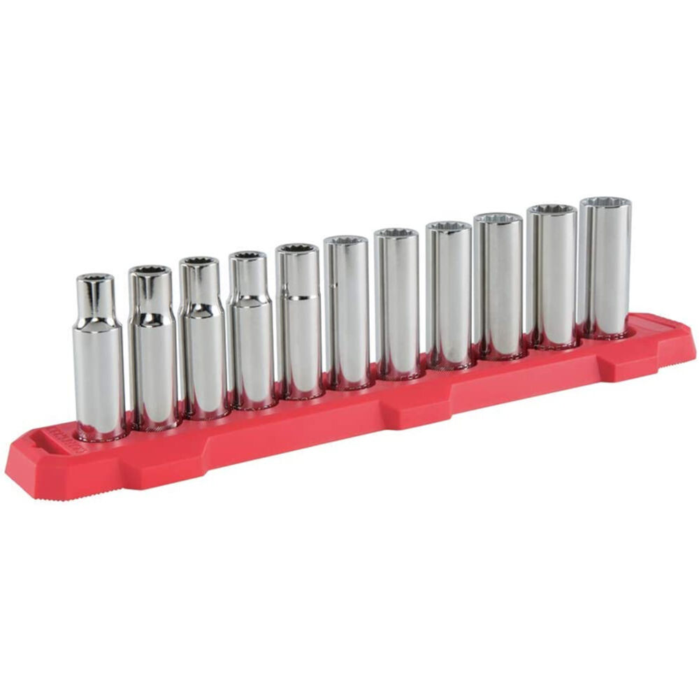 image of 1/2 in. drive Metric 12 Point Deep Socket Set 11 pc.