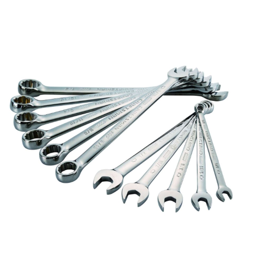 image of 12 Point SAE Long Panel Wrench Set 11 pc.