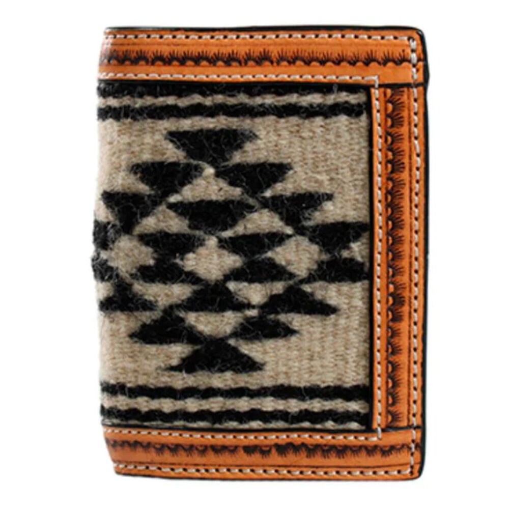 image of Men's Wool Aztec Tri-Fold Wallet