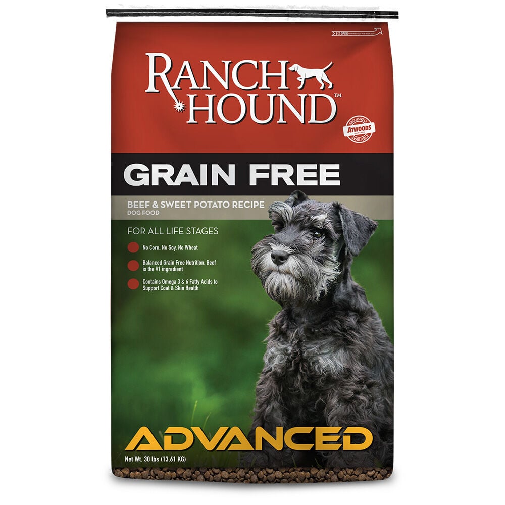 image of Dry Dog Food- Grain Free, Beef and Sweet Potato, 30 lb