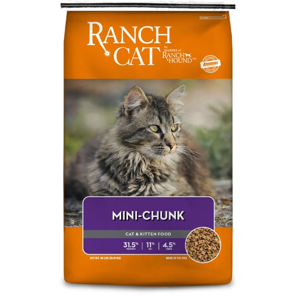 image of Dry Cat Food- Mini Chunk, 40 lb