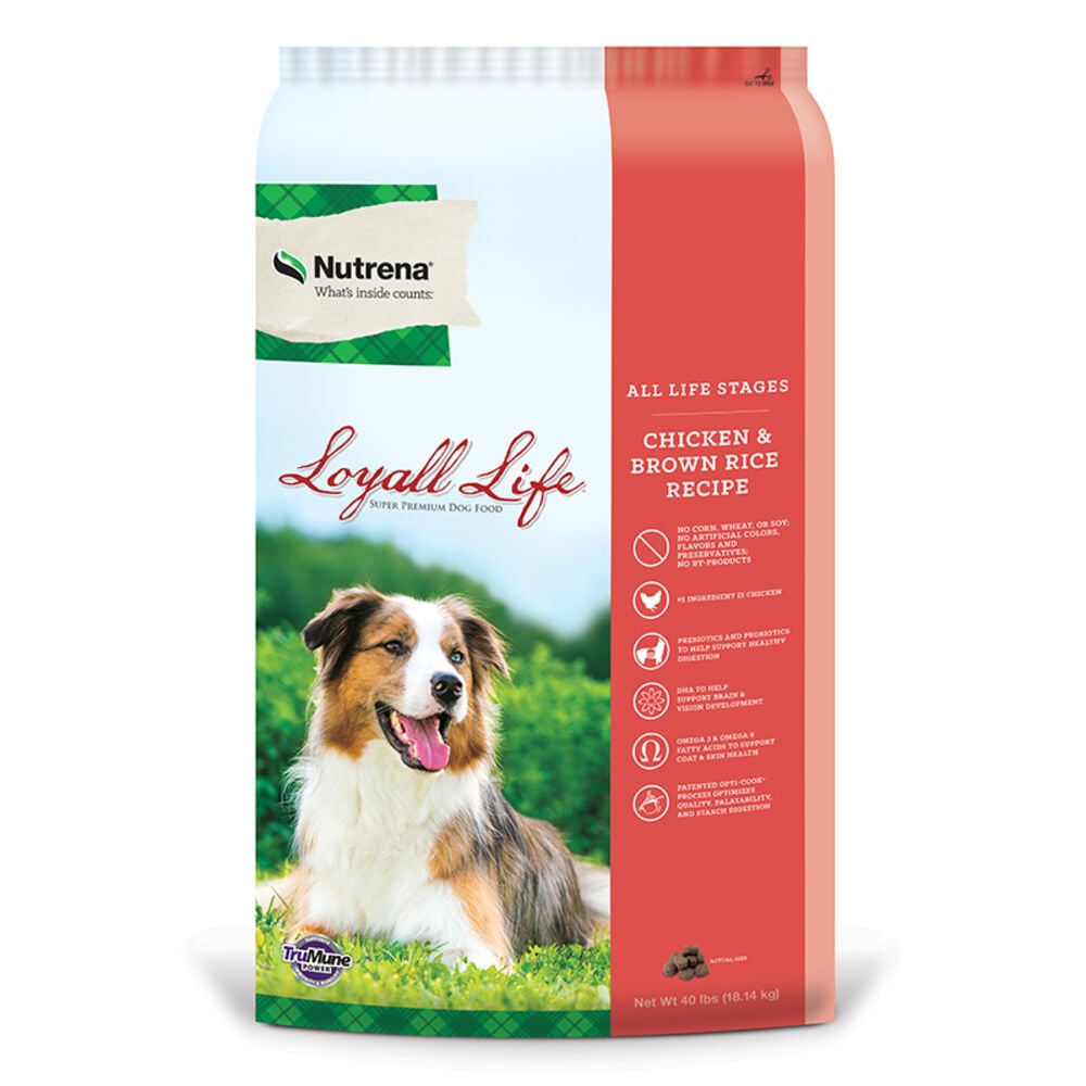 image of Loyall Life Dry Dog Food- All Life Stages, Chicken and Brown Rice, 40 lb