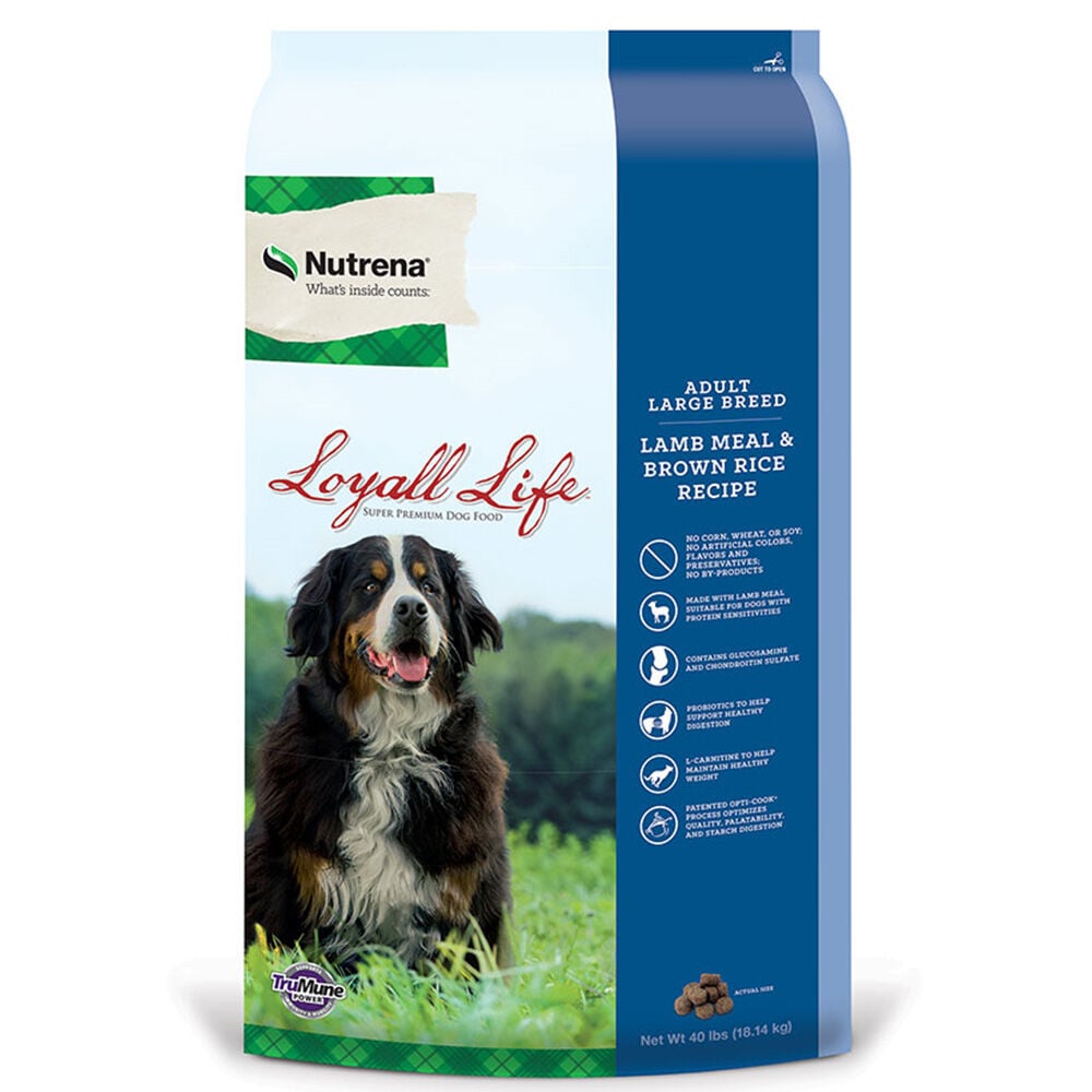 image of Loyall Life Dry Dog Food- Large Breed, Lamb Meal and Brown Rice, 40 lb