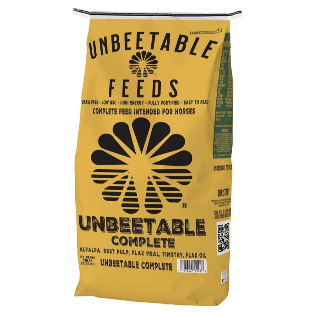 image of Horse Feed- Unbeetable Feeds Grain-Free Complete, 50 lb