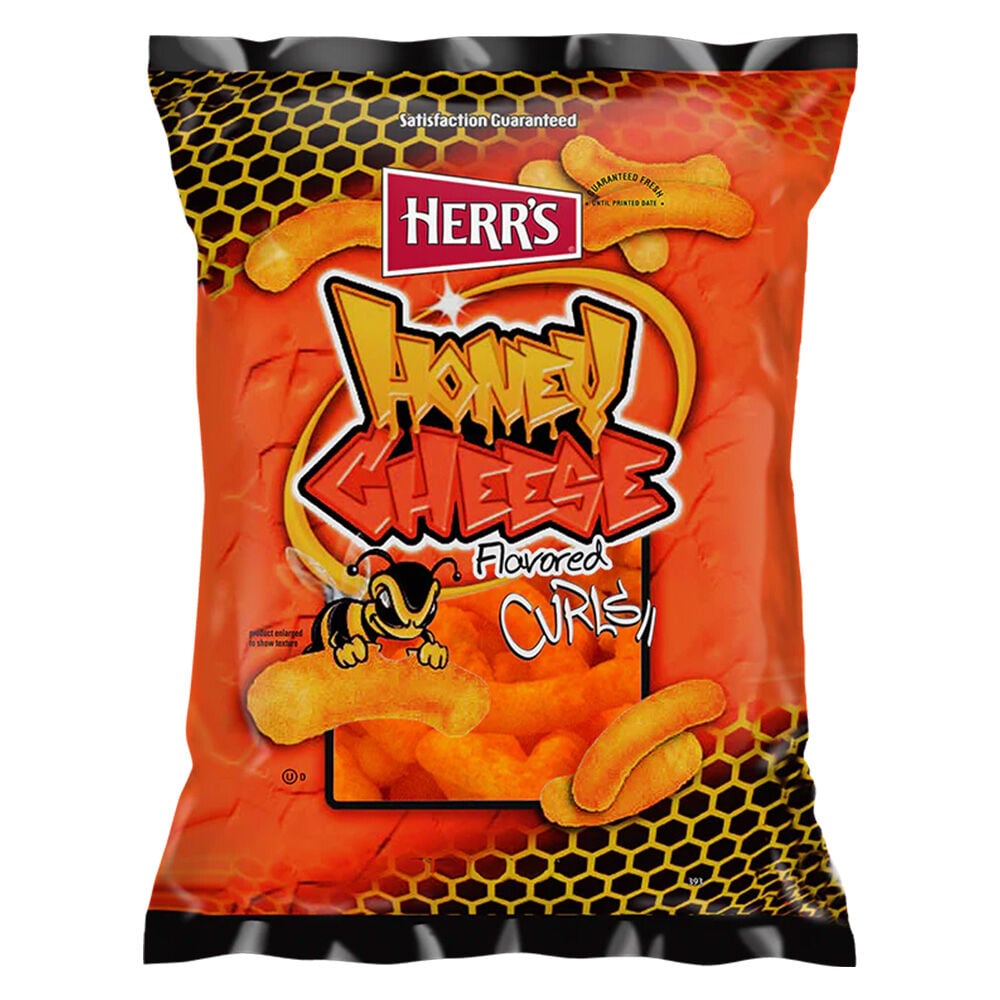image of Herr's Honey Cheese Curls,  6 oz