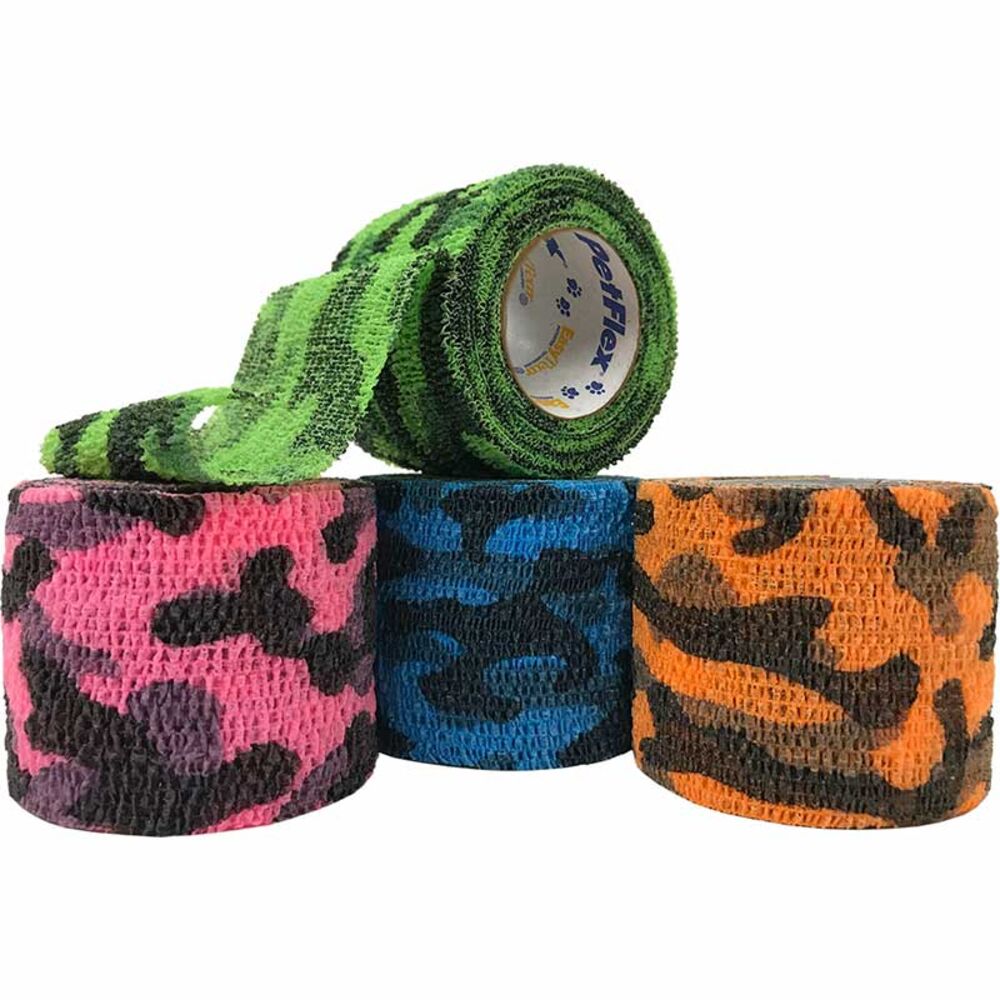 image of Camo Self Adhering Elastic Bandage, Color May Vary